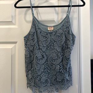 Lace tank top